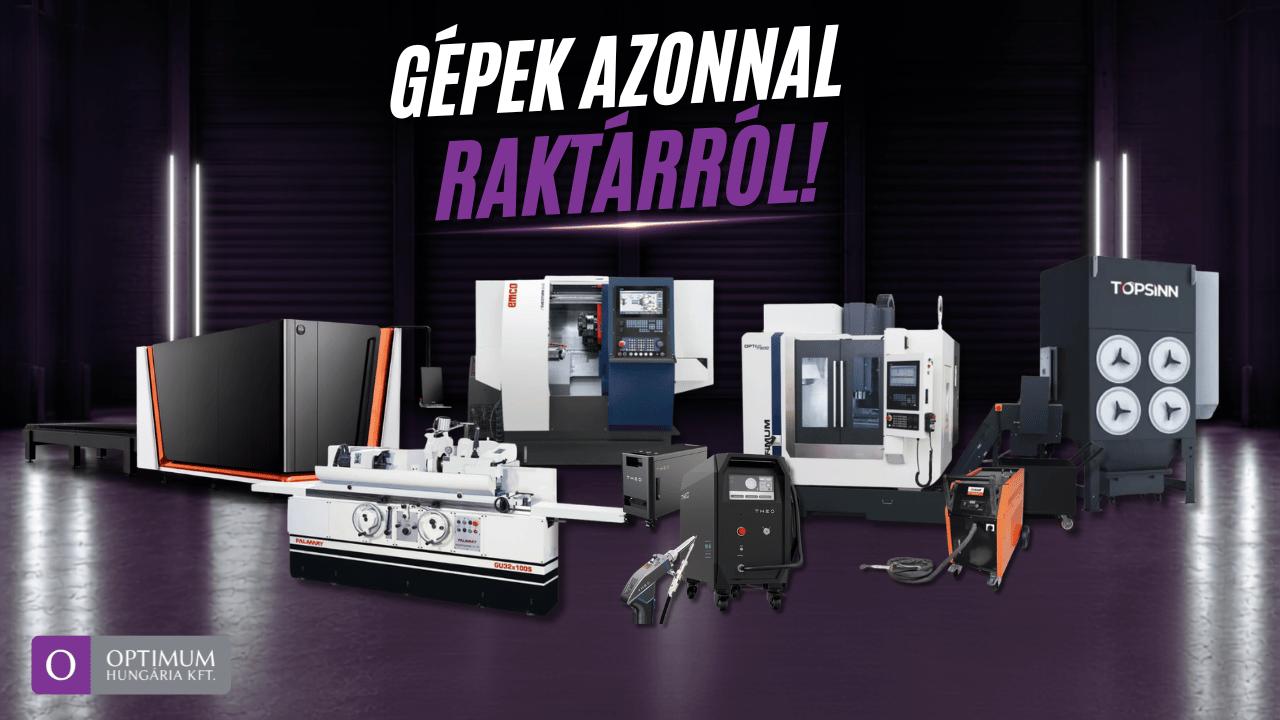 Nálunk nem kell hónapokat várnia: raktári gépek azonnal elérhetők