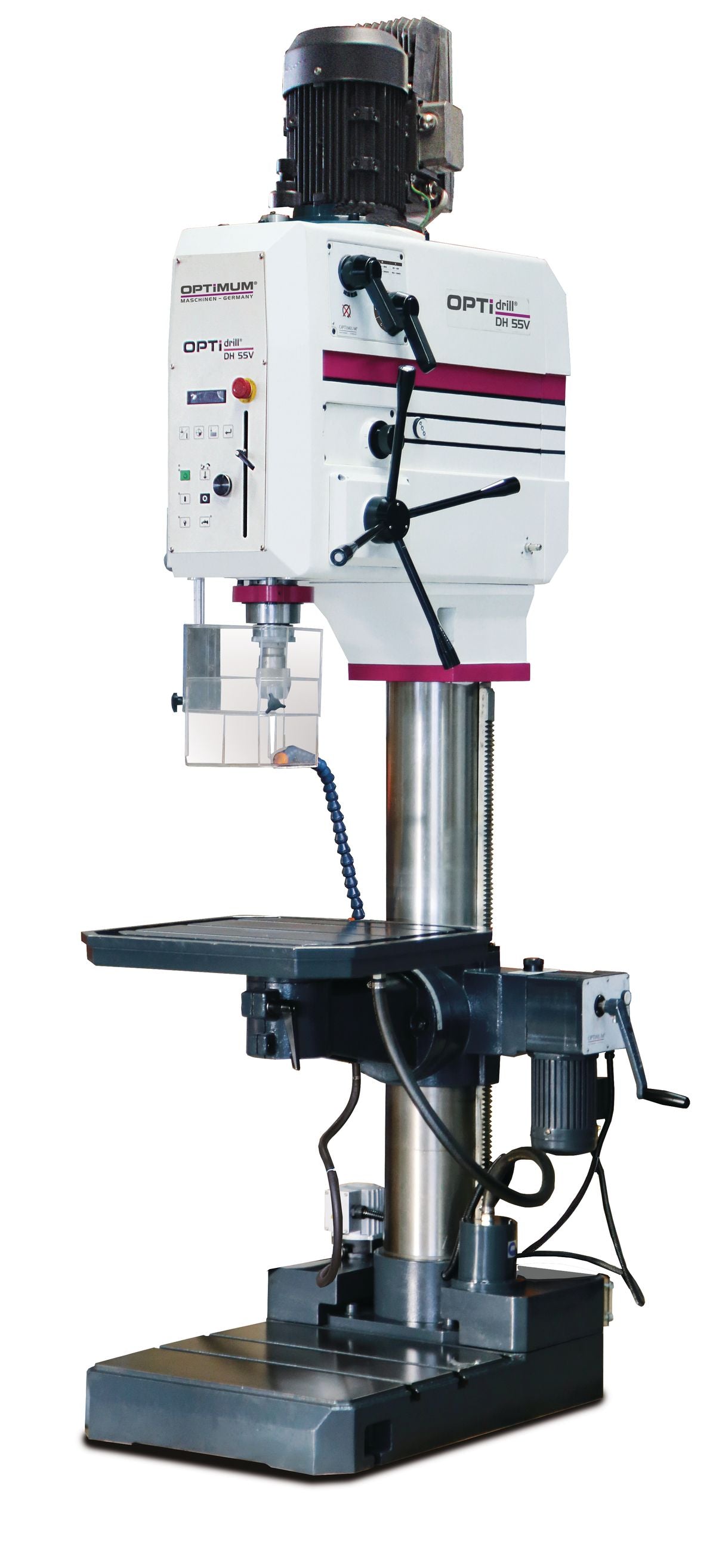 Optimum OPTIdrill DH 55V hajtóműves oszlopos fúrógép (2,8kW, 400V)