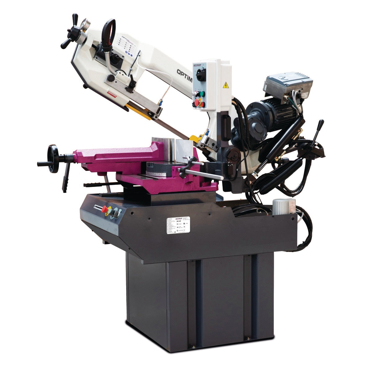 Optimum OPTIsaw SD 310V Fém szalagfűrész (1,5kW 400V, 2750x27x0.9 mm, 15-90m/p)