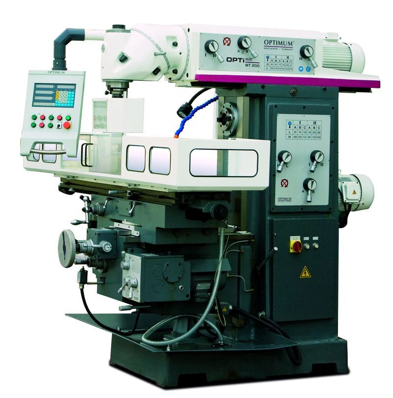 Optimum marógép OPTImill MT 200 D  (1650x360mm, 4,0kW/400V, ISO50) DPA