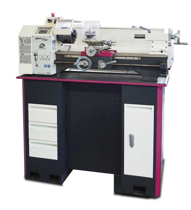 OPTIMUM Esztergagép TU2406 Vario (átm250x550mm, 150-2500f/p, 230V, 750W)