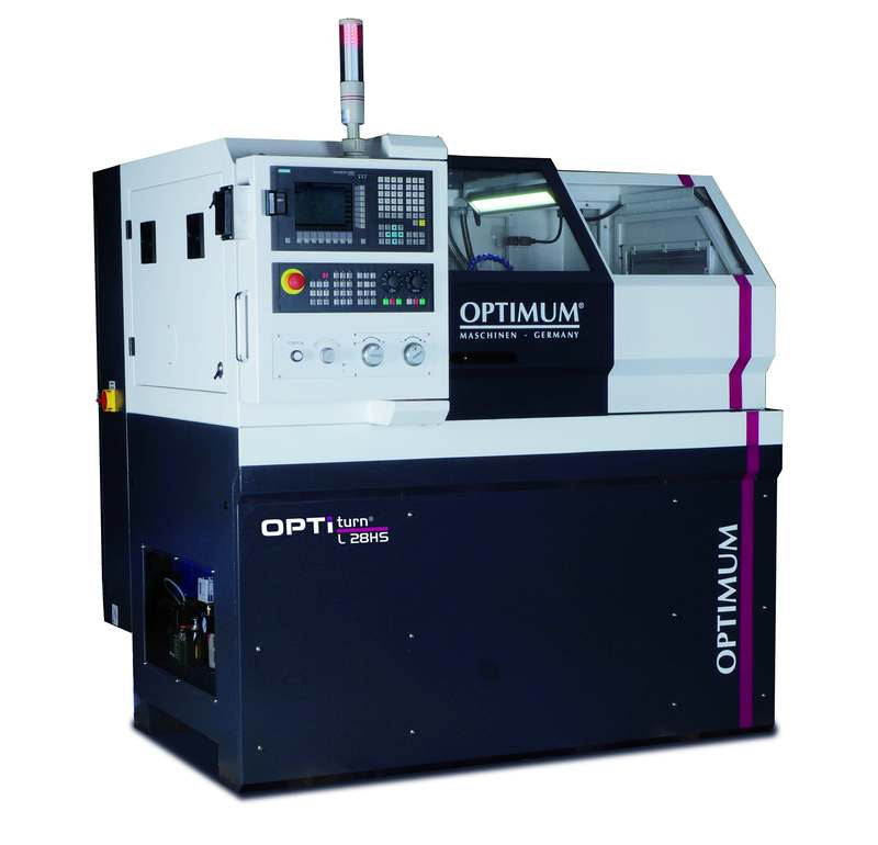 Optimum Eszterga OPTI L28 HS CNC (140x700mm, 2,2 kW) SIEMENS 808D Advanced vez.