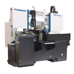 Szalagfűrészgép HMBS 400 CNC-F automata, kétoszlopos vezetésű