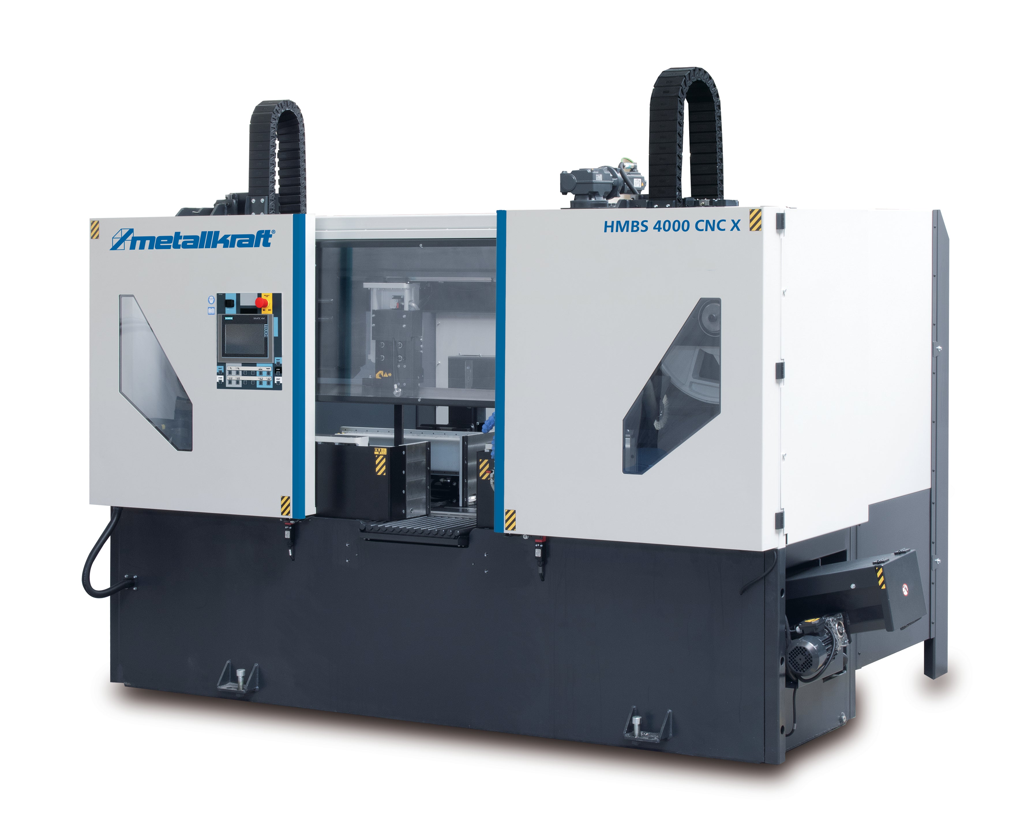 Metallkraft HMBS 4000 CNC X teljesen automatikus kétoszlopos szalagfűrészgép