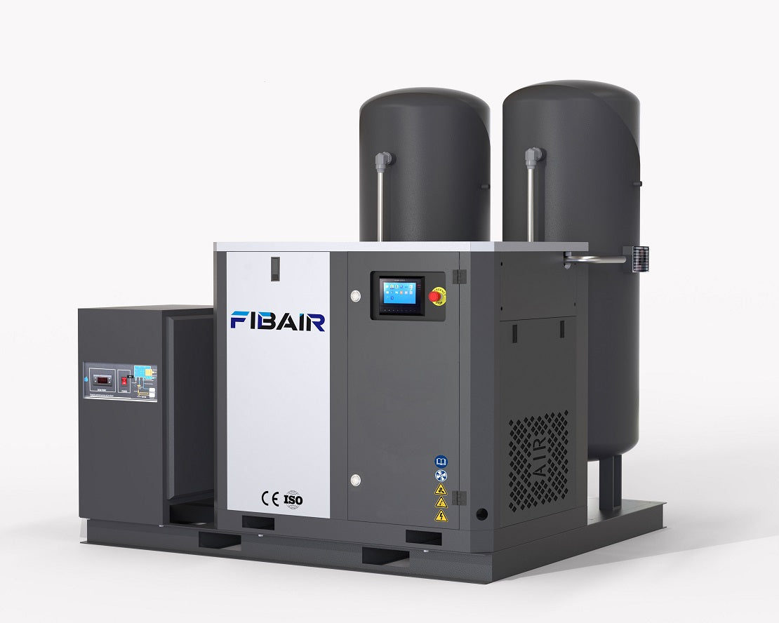 FIBAIR Csavarkompresszor 37 kW, 1.6MPA nyomás Lézervágó gépekhez 20 kW felett