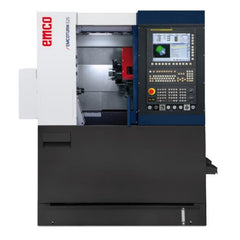 EMCO EMCOTURN E25 TCM-SIEMENS 828D ferdeágyas CNC eszterga, C-tengellyel,, hajtott szerszámmal