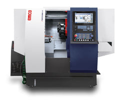 EMCO S45 TM - SINUMERIK ferdeágyas CNC-eszterga hajtott szerszámmal