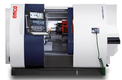 EMCO EMCOTURN E65 M-FANUC ferdeágyas CNC eszterga, hajtott szerszámmal, C tengellyel